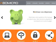 Tablet Screenshot of abomicro.fr